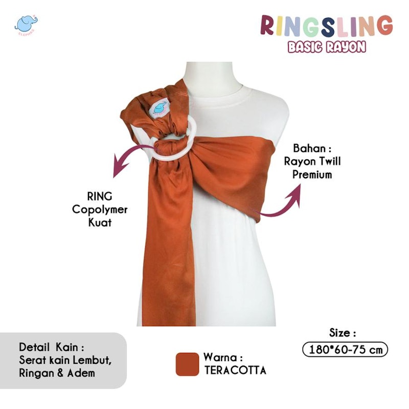 Elephas Ring Sling Basic Rayon 5