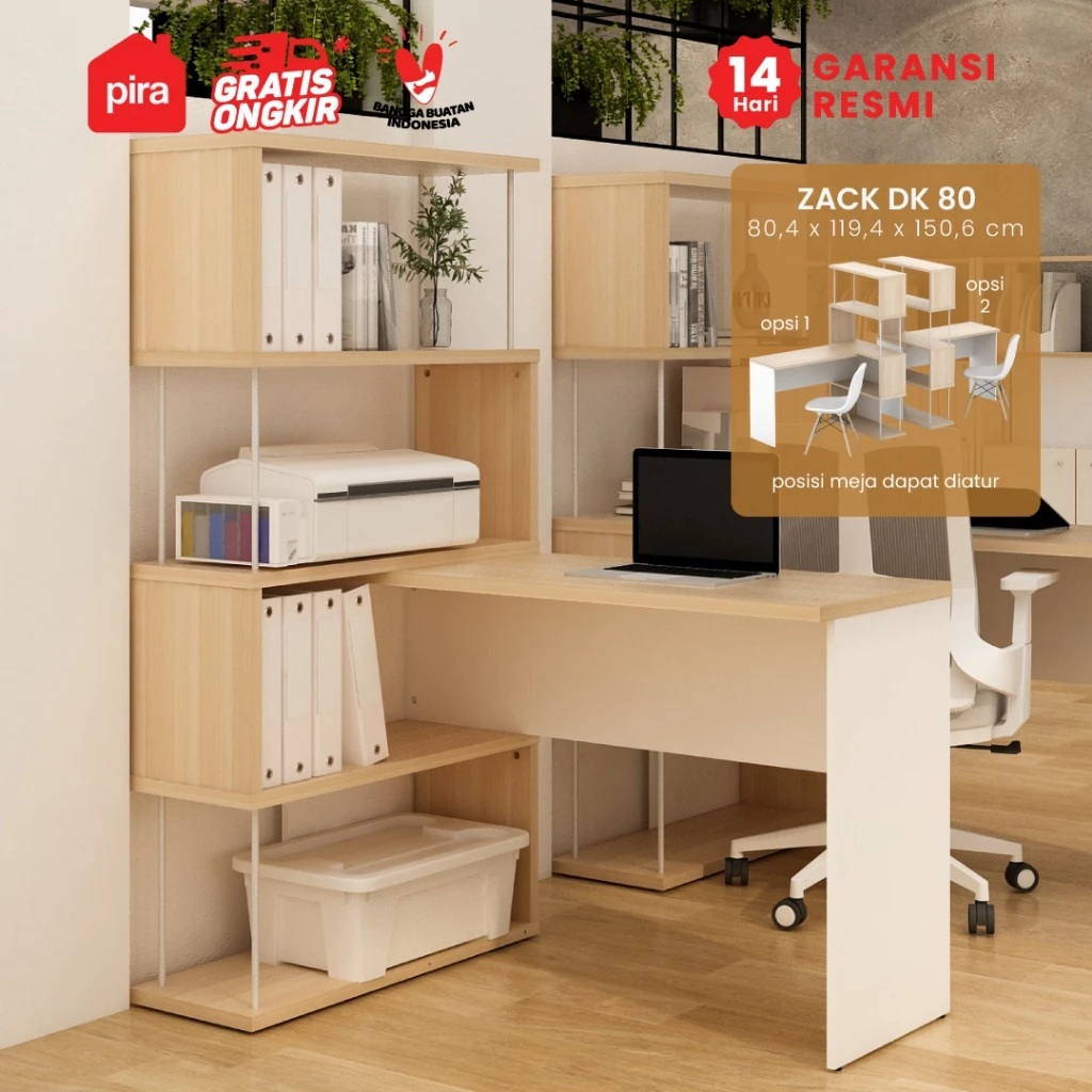 Graha Multi Bintang Pira Zack Meja Kerja DK 80