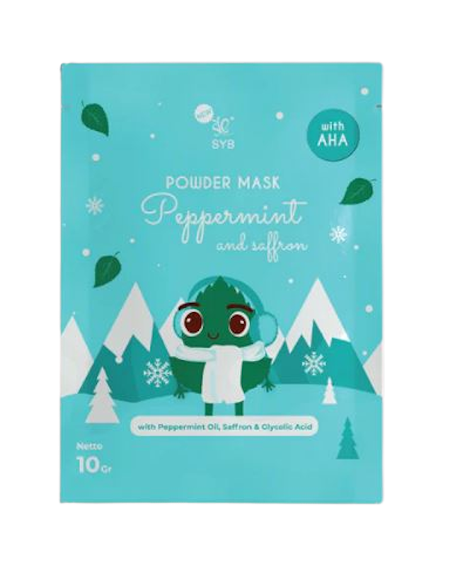 Powder Mask with Peppermint and Saffron 1
