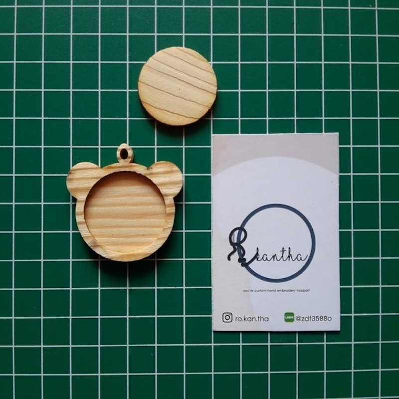 Mini Hoop Kayu Jati Belanda 2