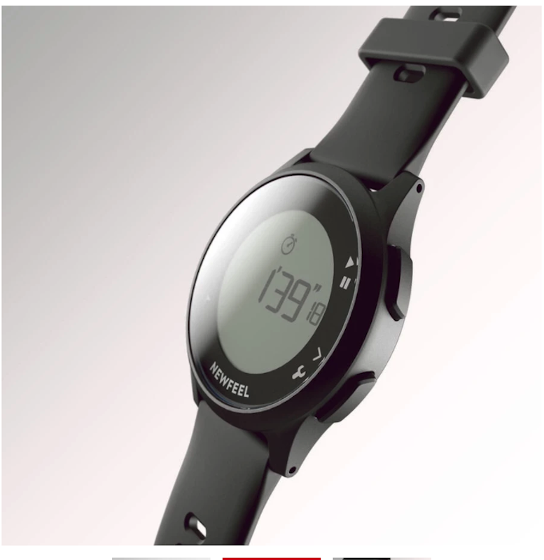 Decathlon W100 Running Stopwatch - Black 3
