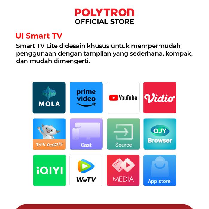 Hartono Istana Teknologi Polytron Smart Digital TV 40"  PLD-40CV8969