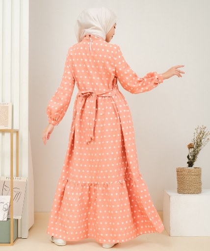 Mayoutfit  Revony Maxidress Polkadot Layer