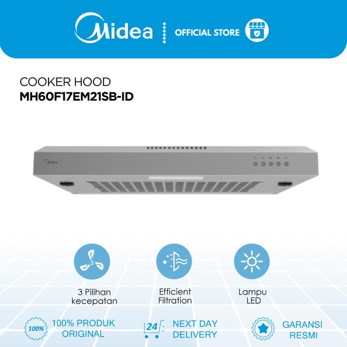 Midea Midea Slim Cooker Hood  MH60F17EM21BB-ID