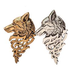 Wolf Brooch