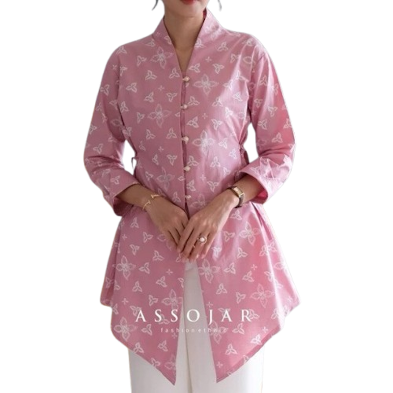 Assojar Fashion Ethnic Sukma Atasan Kebaya Batik 1