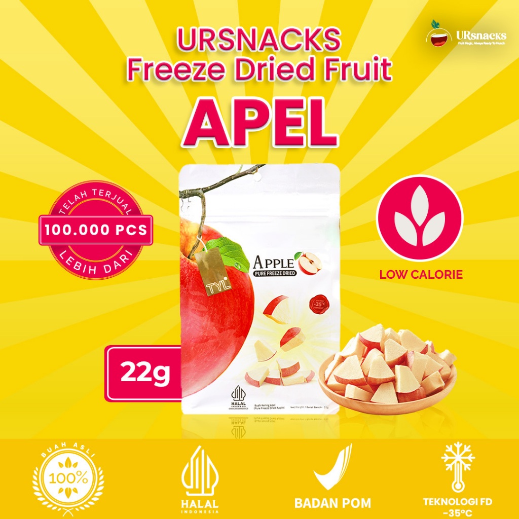 UrSnacks UrSnacks Pure Freeze Dried Apple