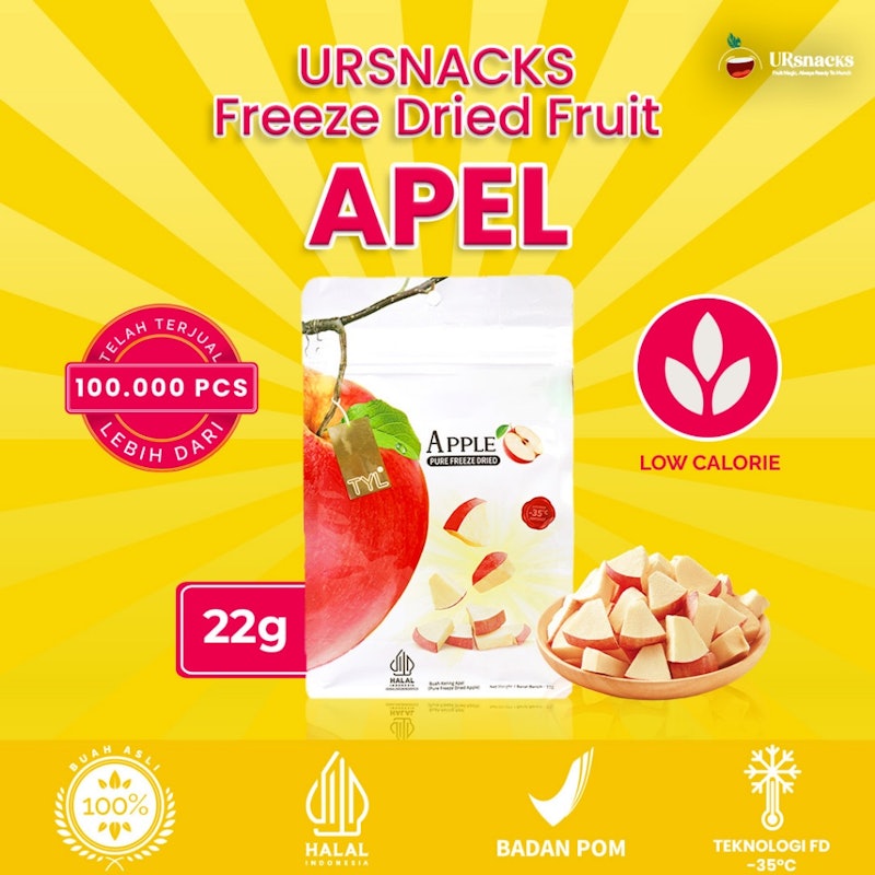 UrSnacks Pure Freeze Dried Apple 2