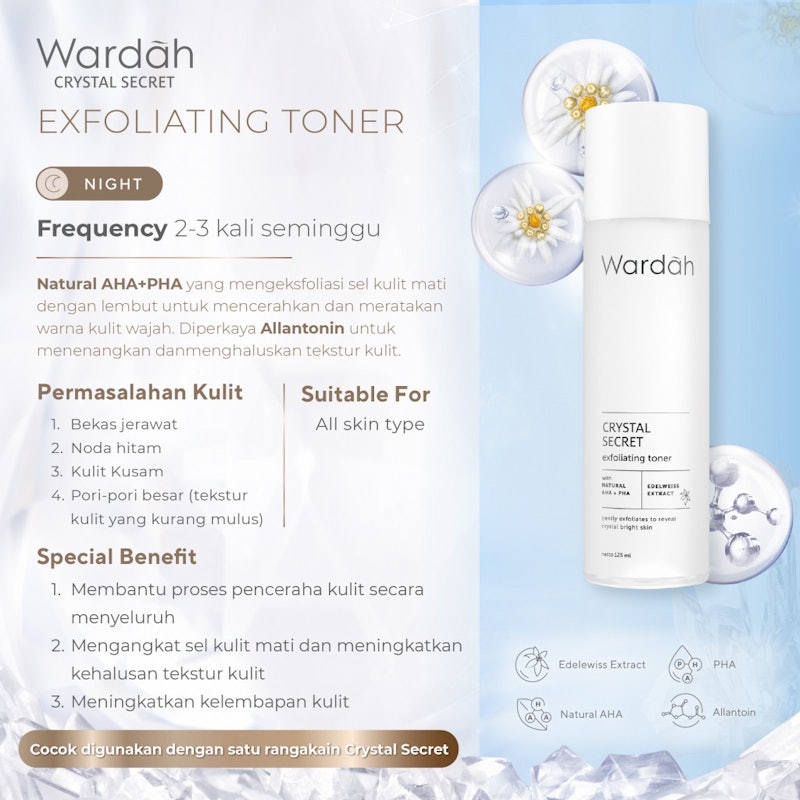 Crystal Secret Exfoliating Toner with Natural AHA + PHA 3