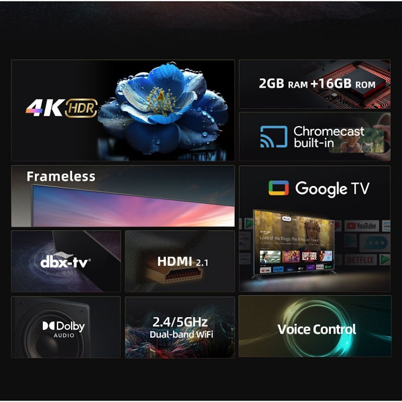Changhong 4K Google TV U55G7N Pro