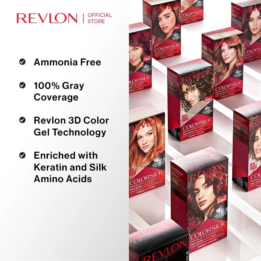 Eres Revco Revlon ColorSilk Beautiful Color Hair Color  Black (10)
