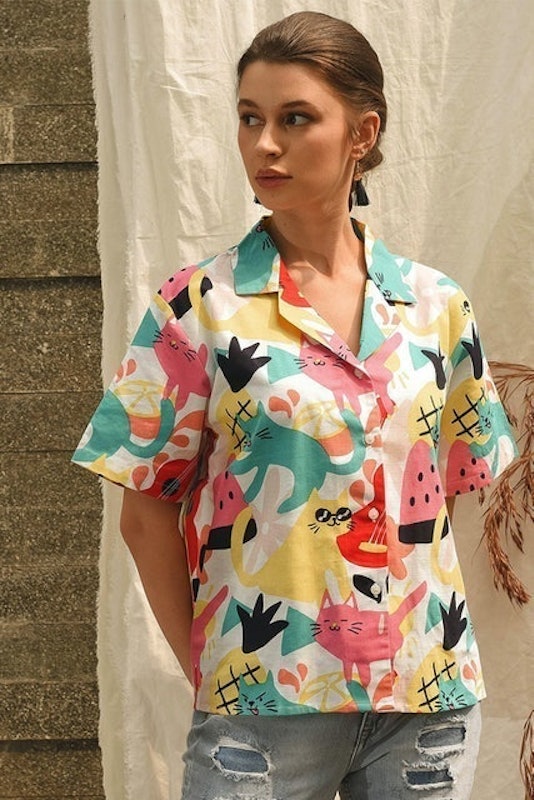 Gerald Top - Jolly Kitten Pink 3