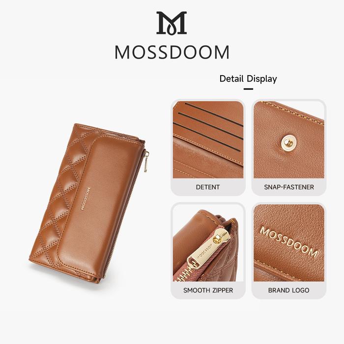  MOSSDOOM Dompet Wanita Simpel Panjang 