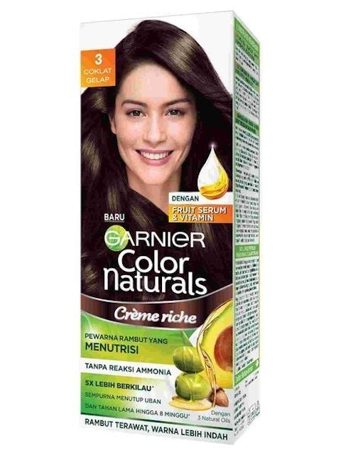 Garnier Color Naturals Crème Riche 3 Coklat Kehitaman