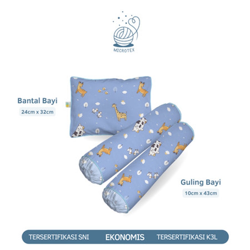 Miabebo Bantal Guling Bayi Set 3 2