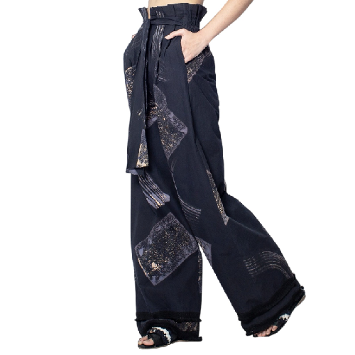 Black Ora Batik Pants