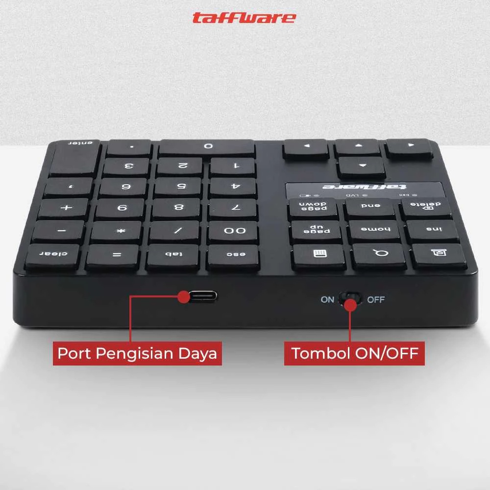 Jakarta Digital Nusantara Taffware Keypad Numerik Wireless R57