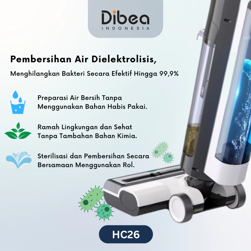 Indotara Persada DIBEA Smart Vacuum Cleaner and Floor Washer HC26