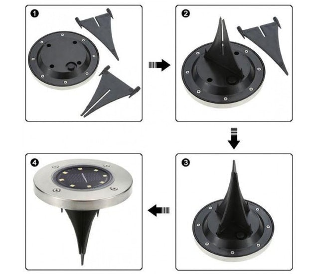 TaffLED  Lampu Tanam LED Solar  CL-022