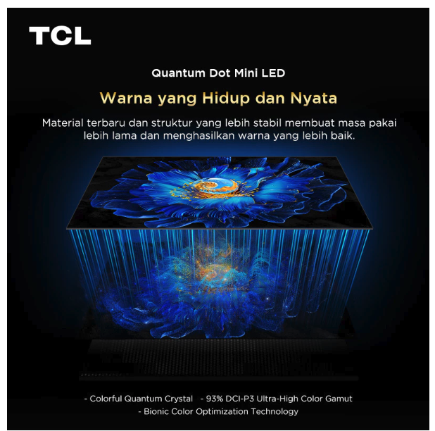 TCL 4K QD-Mini LED TV 65 Inch C6KS
