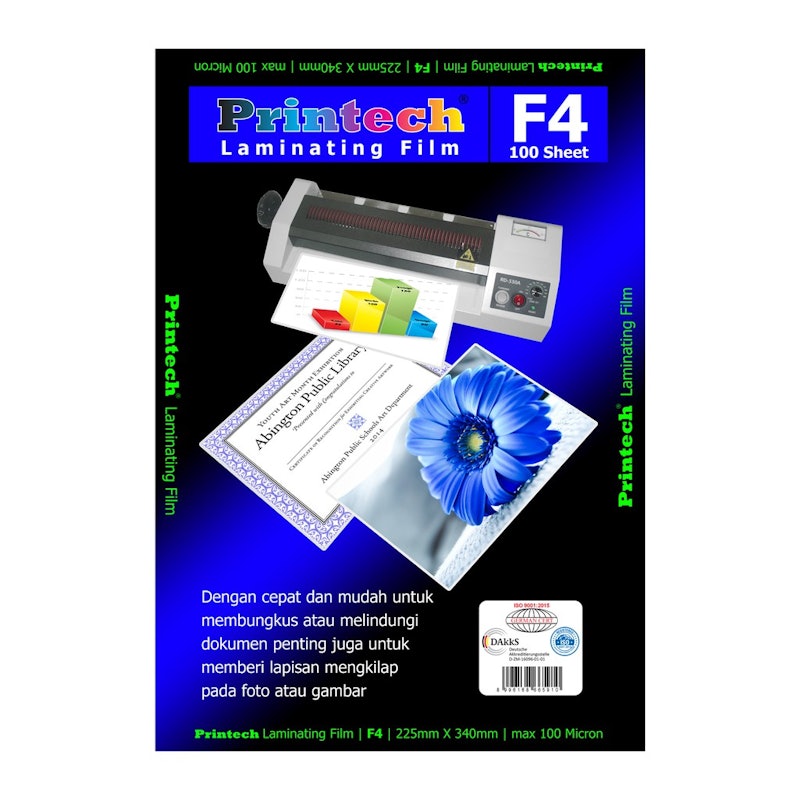 Laminating Film Pouch / Plastik Laminating F4 3