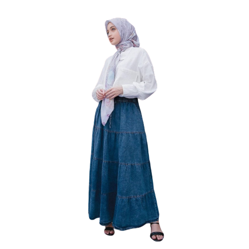 Long skirt Denim Aurora