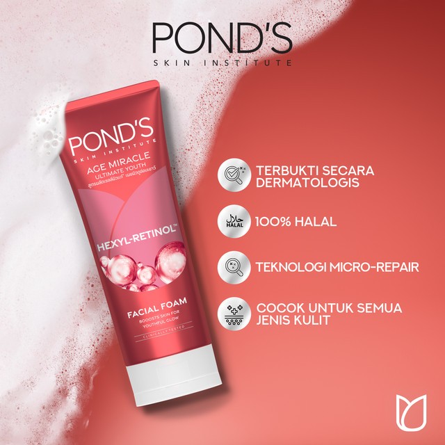 Unilever Indonesia Pond’s Age Miracle Ultimate Youth Facial Foam 