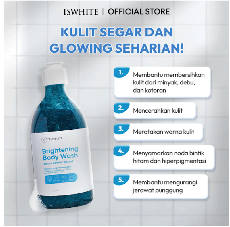 ISWHITE Brightening Body Wash 3