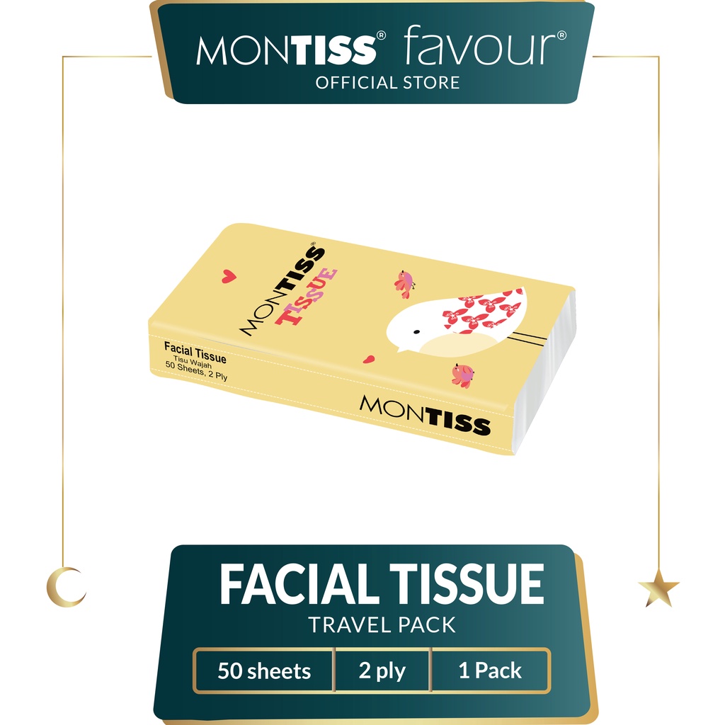 Sun Paper Source Montiss Tissue Facial Travel Pack