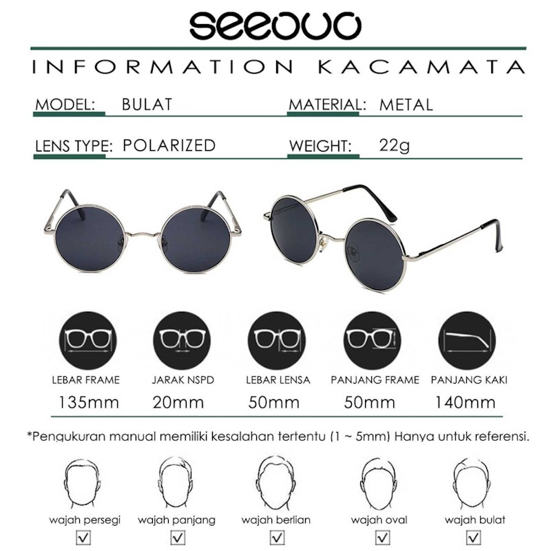 SEEOUO Sunglasses Polarized Lens 3
