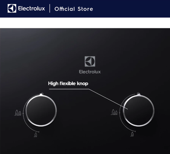 Electrolux Electrolux Kompor Gas Tanam UltimateTaste 300 dengan 2 Tungku 78cm EGT7828CK