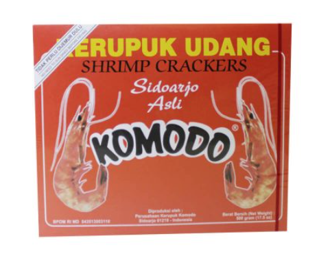Kerupuk Udang Komodo Merah SPP/GK Shrimp Crackers