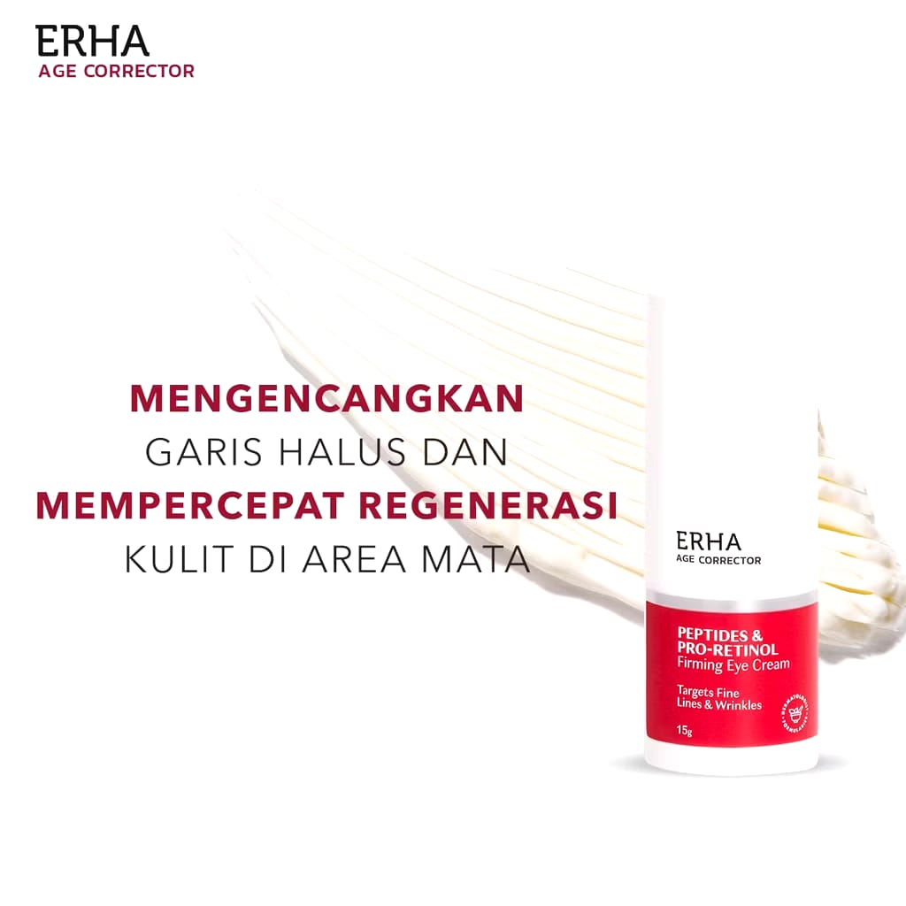 ERHA Clinic Indonesia ERHA Age Corrector Peptides & Pro-Retinol Firming Eye Cream