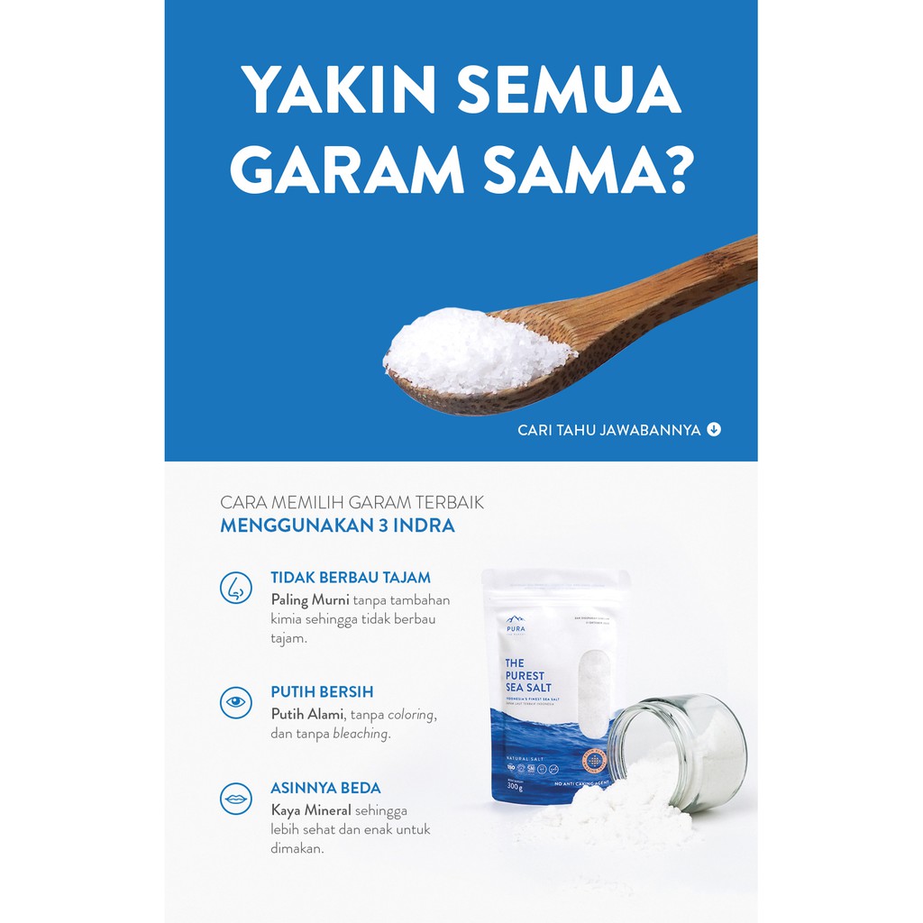 Pura Indonesia Purest Sea Salt