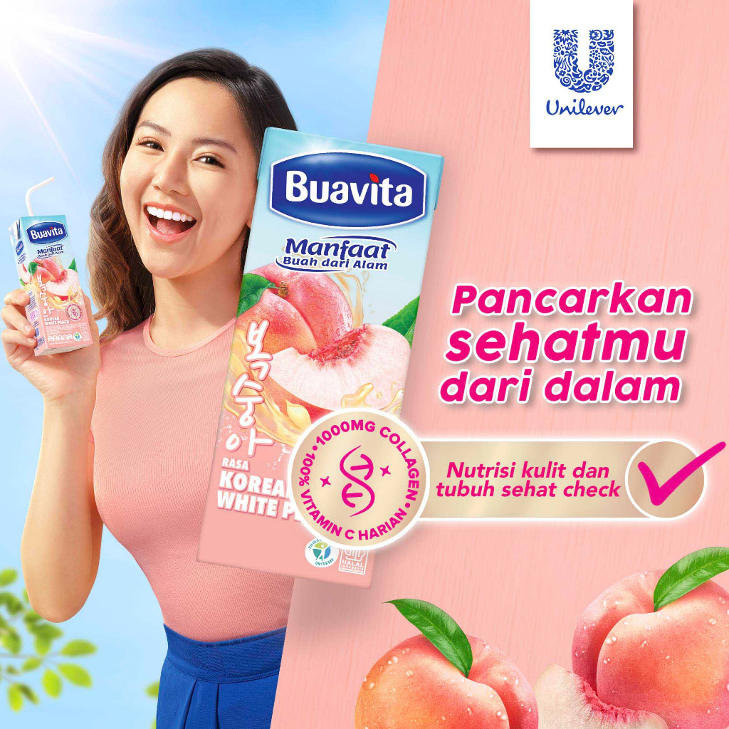 Buavita Korean White Peach 245 ml 
