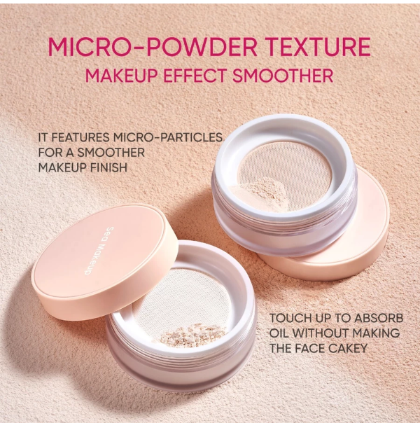 Sea Beauty Indonesia  Sea Makeup Acne Blur and Set Loose Powder Whoopie Pie