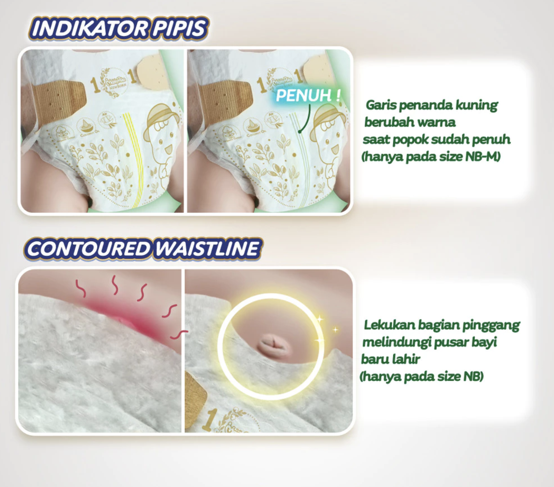 Unicharm Indonesia MamyPoko Royal Soft Newborn Organic Cotton