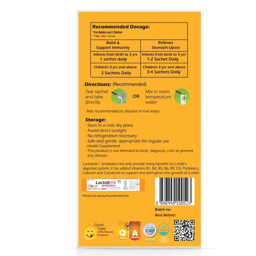 Lacto Strong Lactokids Probiotics