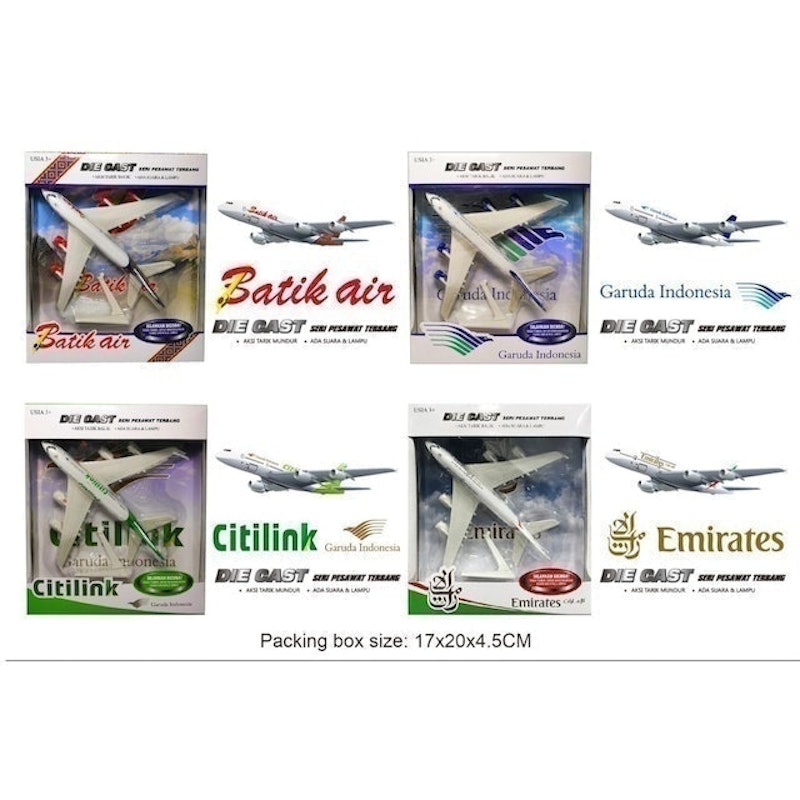 Diecast Seri Pesawat Terbang Airbus A380 3