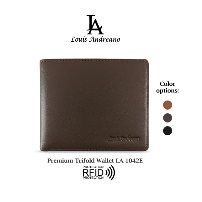 Louis Andreano Premium Trifold Wallet LA-1042E