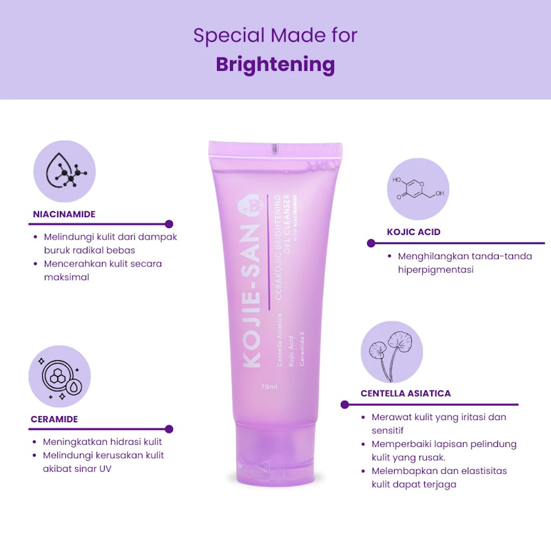 Kojie-San Cerakojic Brightening Gel Cleanser 3