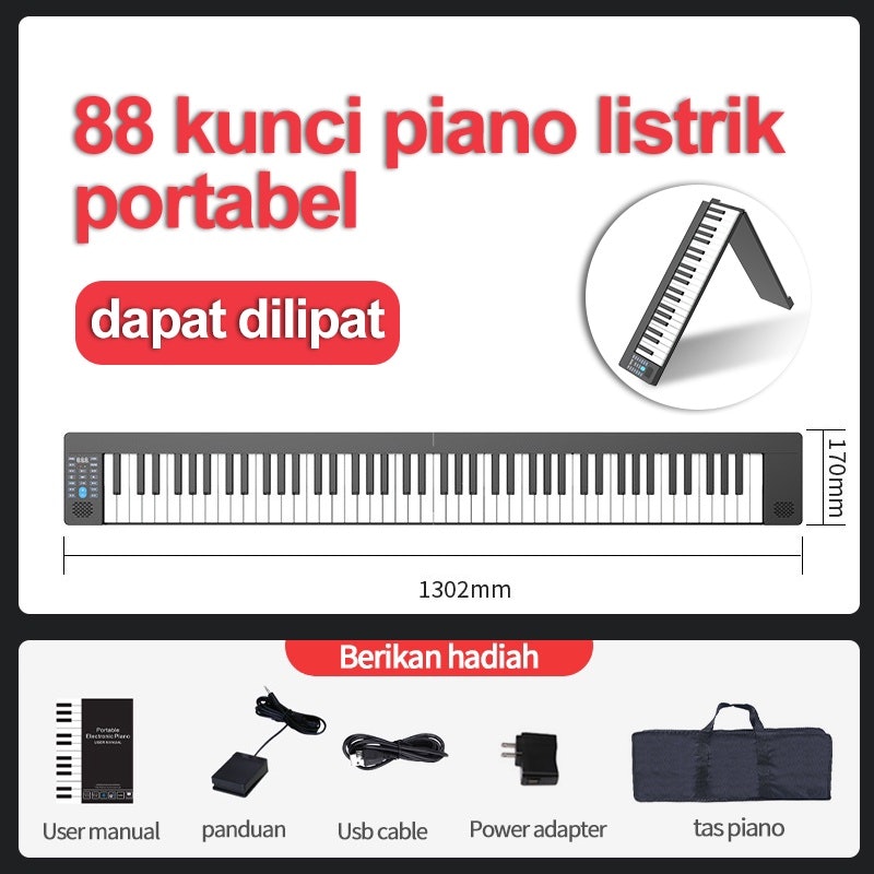 MIIGO 88-Key Folding Piano 5