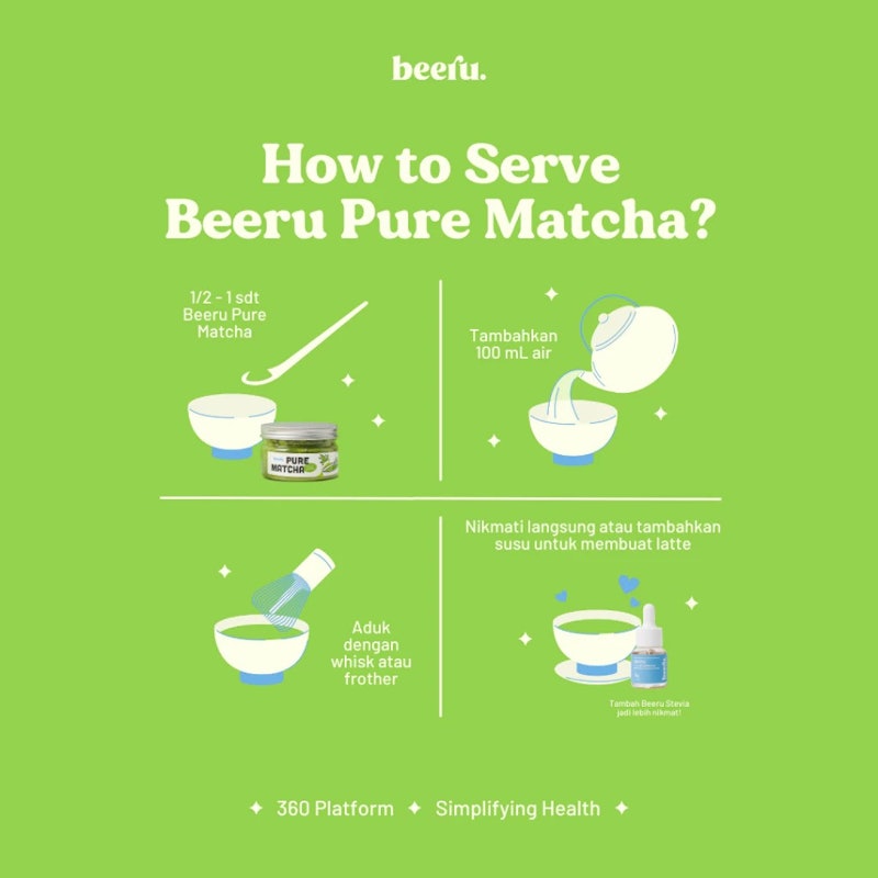 Beeru Pure Matcha Powder 4