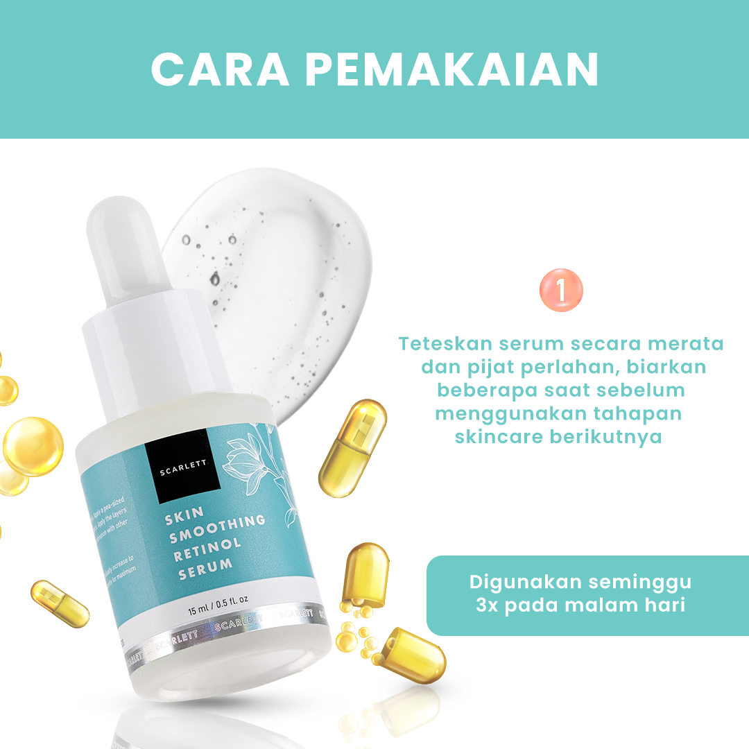 Scarlett Whitening Skin Smoothing Retinol Serum