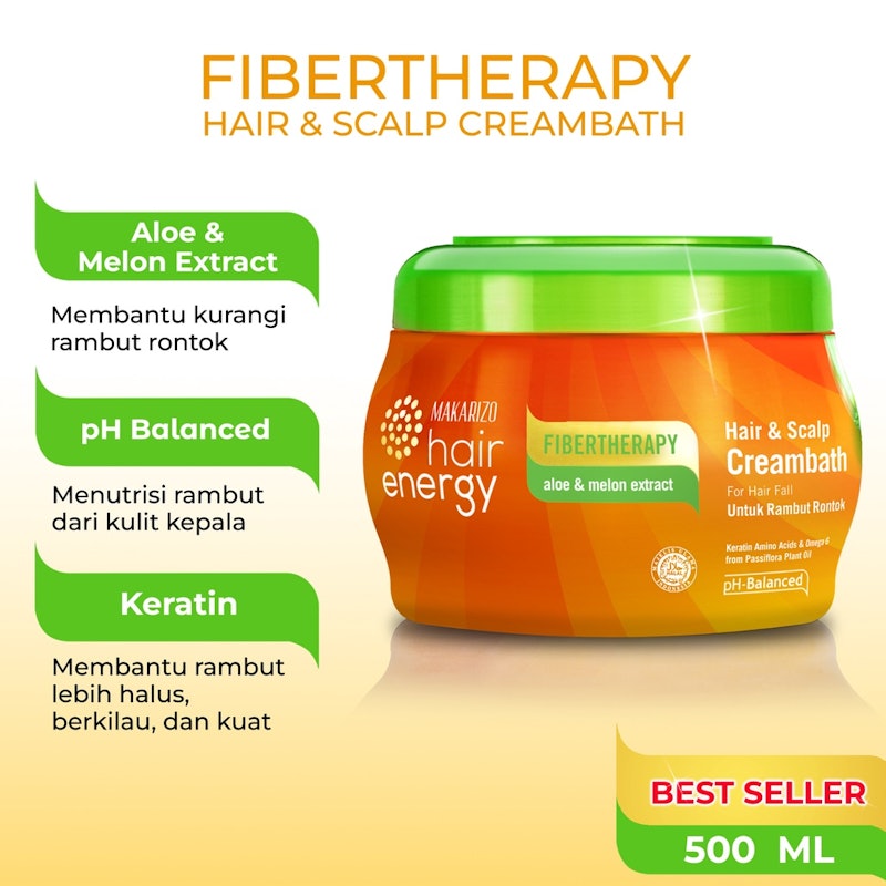 Fibertherapy Hair & Scalp Cream with Aloe & Melon Extract 2