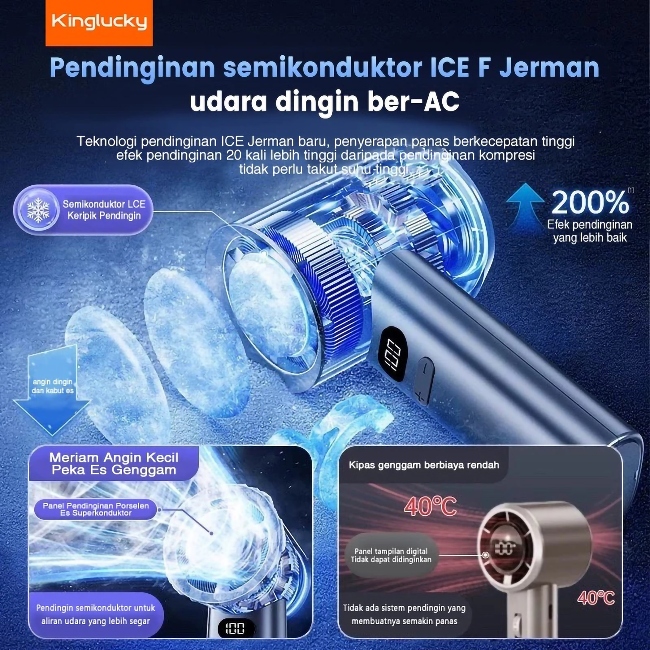  King Lucky High-speed Turbofan M11