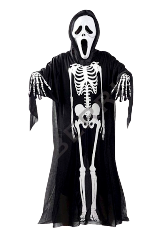Kostum Halloween Tengkorak Scream 1