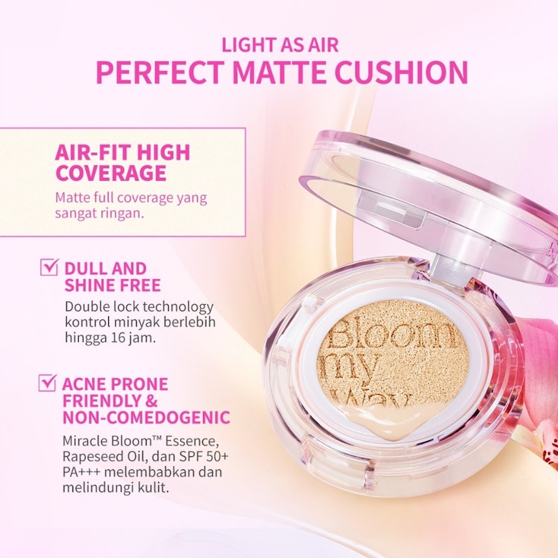 Bloomatte Perfect Zoom Cover Cushion MC1 Freesia 2