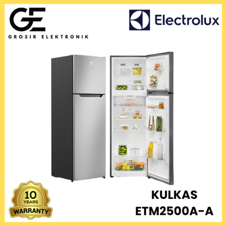Electrolux Electrolux Kulkas 2 Pintu 250L  ETM2500A-A