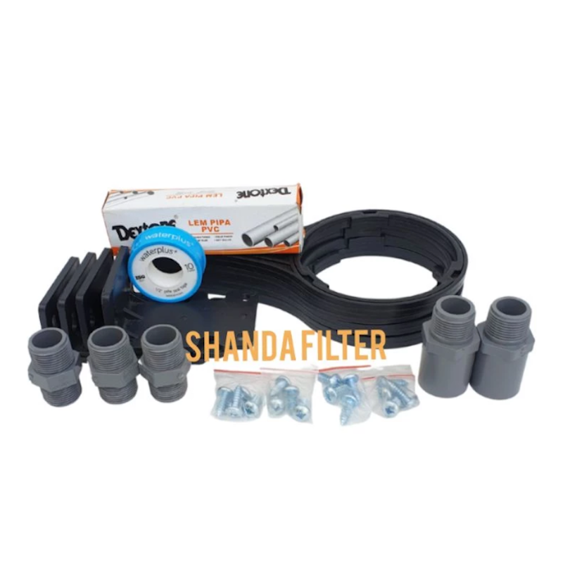 Eugen Paket Filter 4 Tahap Blue 10" Drat 3/4" 2